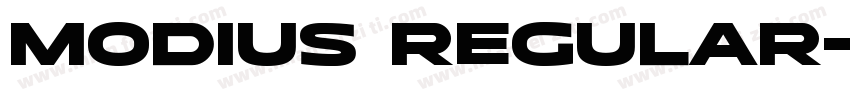 Modius Regular字体转换
